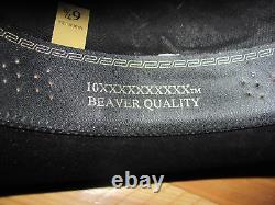 Rodeo King Vintage 10 X Beaver Western Cowboy Hat 6-7/8 Made in USA (CH)