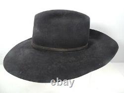 Rodeo King Western Cowboy Hat 10X Beaver Quality, Black, Size 7