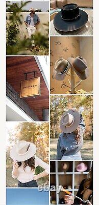 Rustler Hat Co. 50x Beaver/Rabbit Custom Cowboy Hat- Size 7-5/8 (24) Brand New