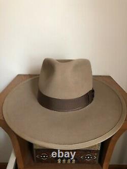 SALE! Vintage (Restored) Resistol Fedora Cowboy Hat Wide Brim 7 3/8 Nice