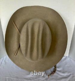 STETSON 4 Brim RANCH TAN Cowboy Hat SF0575D440. CWBM Size 7 3/8 R NEW with Tag