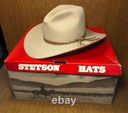 STETSON 4X Skyline SILVERBELLY Cowboy Hat Size 7 1/2 BRAND NEW