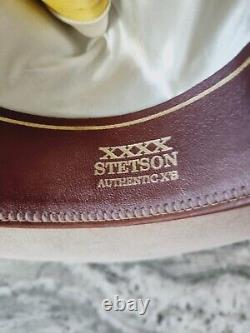 STETSON Carson Silverbelly 4X Beaver XXXX Size 7 Vintage