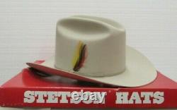 STETSON HATS, Men's Rancher 3-1/2 Brim S Belly 4X Western Felt Hat Size 7-5/8