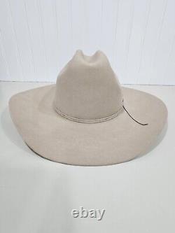 STETSON Men's 5X Ranch Tan Cowboy Hat 7? Large, NEW