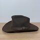 Stetson Open Road Brown Cowboy Western Hat 3 X Beaver Felt Size 6 7/8 Ec