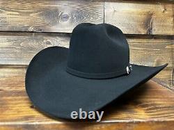 STETSON SHASTA 10X PREMIER FELT COWBOY HAT BLACK Handmade in, Texas