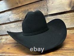 STETSON SHASTA 10X PREMIER FELT COWBOY HAT BLACK Handmade in, Texas