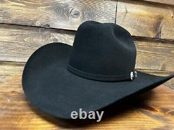 STETSON SHASTA 10X PREMIER FELT COWBOY HAT BLACK Handmade in, Texas