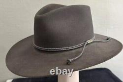 STETSON Vintage Felt Grey Hat. Sz 7 1/8 57 USA EUC