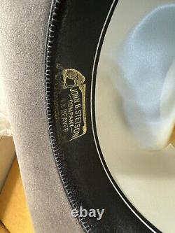 STETSON Vintage Felt Grey Hat. Sz 7 1/8 57 USA EUC