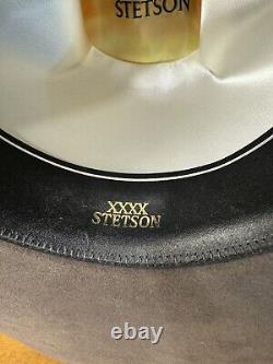 STETSON Vintage Felt Grey Hat. Sz 7 1/8 57 USA EUC