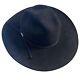 Stetson Xxxx 4x Beaver Carson Felt Black Western Leather Band Cowboy Hat 7 1/8