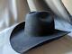 Stetson Black 7-1/2 Long Oval 4x Beaver Cowboy Hat Western