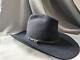 Stetson Black 7-3/8 Fur Felted 4x Beaver Cowboy Hat Western Clinton