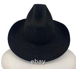 Seratelli Cowboy Hat Black Felt Hat 5X Beaver Western Southwestern