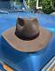 Serratelli 20x Felt Cowboy Hat Brown Custom Shape John Wayne Cahill Leather Band