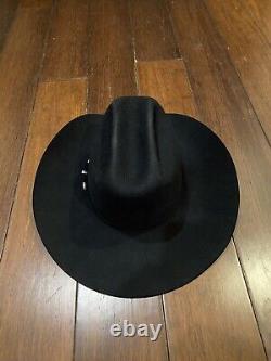 Serratelli Cody 4X Beaver Black Hat Size 7 1/4, Amazing Condition