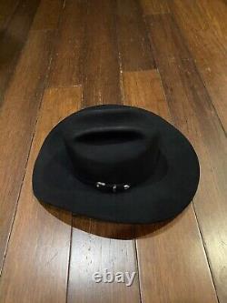 Serratelli Cody 4X Beaver Black Hat Size 7 1/4, Amazing Condition