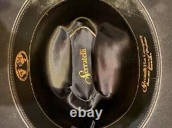 Serratelli Cody 4X Beaver Black Hat Size 7 1/4, Amazing Condition