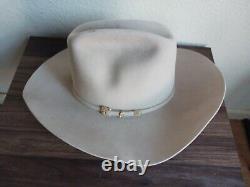 Serratelli Heat Company Beige Wool Cowboy Hat 6X Beaver U. S. A