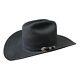 Serratelli Cowboy Hat 10xxx Beaver Black Long Oval Size 7 Hat Band