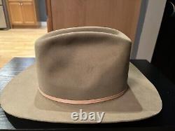 Sheplers By Stetson Felt Cowboy Hat Sz 7 1/4 post-buyout hatco