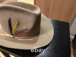 Sheplers By Stetson Felt Cowboy Hat Sz 7 1/4 post-buyout hatco