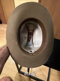 Sheplers By Stetson Felt Cowboy Hat Sz 7 1/4 post-buyout hatco