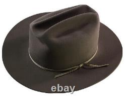 Size 7 Small Open Road Stetson Style Vintage xxx Beaver Felt Cowboy Hat Prop