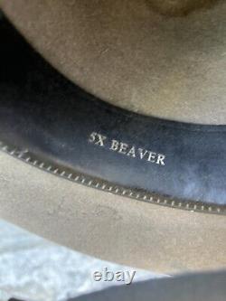 So Cool Vintage 5X Beaver Fur Hat Stratton State Police Connecticut Hat