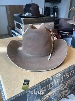 Steston Cattleman 3x Beaver, Size 7 Cowboy Hat 1970's Vintage