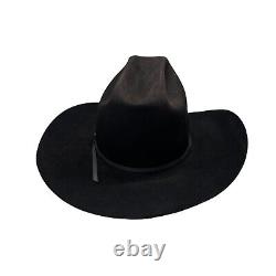 Stetson 15X Beaver Rancher Black Cowboy Western Hat- Size 7 1/8- No Box- READ