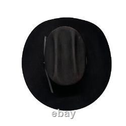 Stetson 15X Beaver Rancher Black Cowboy Western Hat- Size 7 1/8- No Box- READ