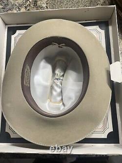 Stetson 1960's Open Road Rare Sz 7 3/8 With Box 3x Beaver