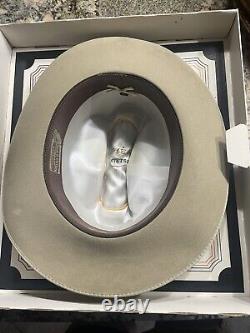 Stetson 1960's Open Road Rare Sz 7 3/8 With Box 3x Beaver