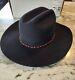 Stetson 2x Rancher Western Cowboy Hat Black 7 1/2 Vintage Mint