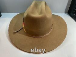 Stetson 3X Beaver Cowboy Hat Size 6 7/8