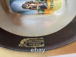 Stetson 3X Beaver Cowboy Hat Size 6 7/8