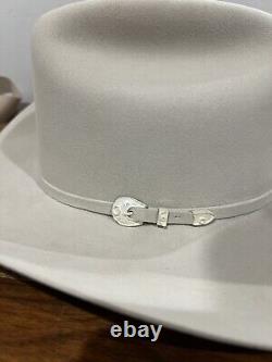 Stetson 4X 61 Silverbelly Cowboy Hat Size 7 In Original Box 56cm 4 Brim