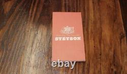 Stetson 4X 61 Silverbelly Cowboy Hat Size 7 In Original Box 56cm 4 Brim