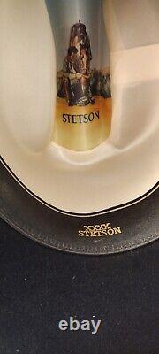 Stetson 4X Beaver 7 1\4, Black Cowboy Hat, Ready to Wear, in Box, Excel Vintage