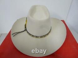 Stetson 4X Beaver Belly Western Cowboy Hat Size 7 1/4 With Box