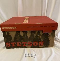 Stetson 4X Beaver Black Cowboy Hat SF04420740 GRANT size 7 1/4 With Box New