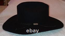 Stetson 4X Beaver Black Long Oval Cowboy Hat