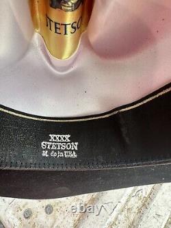 Stetson 4X Beaver Carson Comfort Black Cowboy Hat w Box 6 7/8