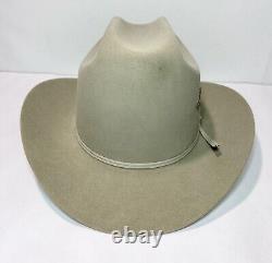 Stetson 4X Beaver Cowboy Had Size 7 3/8 with3 Brim and JBS Branding Iron Hat Pin