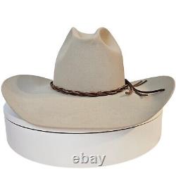 Stetson 4X Beaver Cowboy Hat Silver Belly Sz 6 6/7 Western