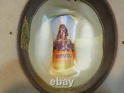 Stetson 4X Beaver Cowboy Hat Size 7 1/4 withBox (taped up), Appears Barely Worn