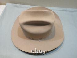 Stetson 4X Beaver Cowboy Hat Size 7 1/4 withBox (taped up), Appears Barely Worn